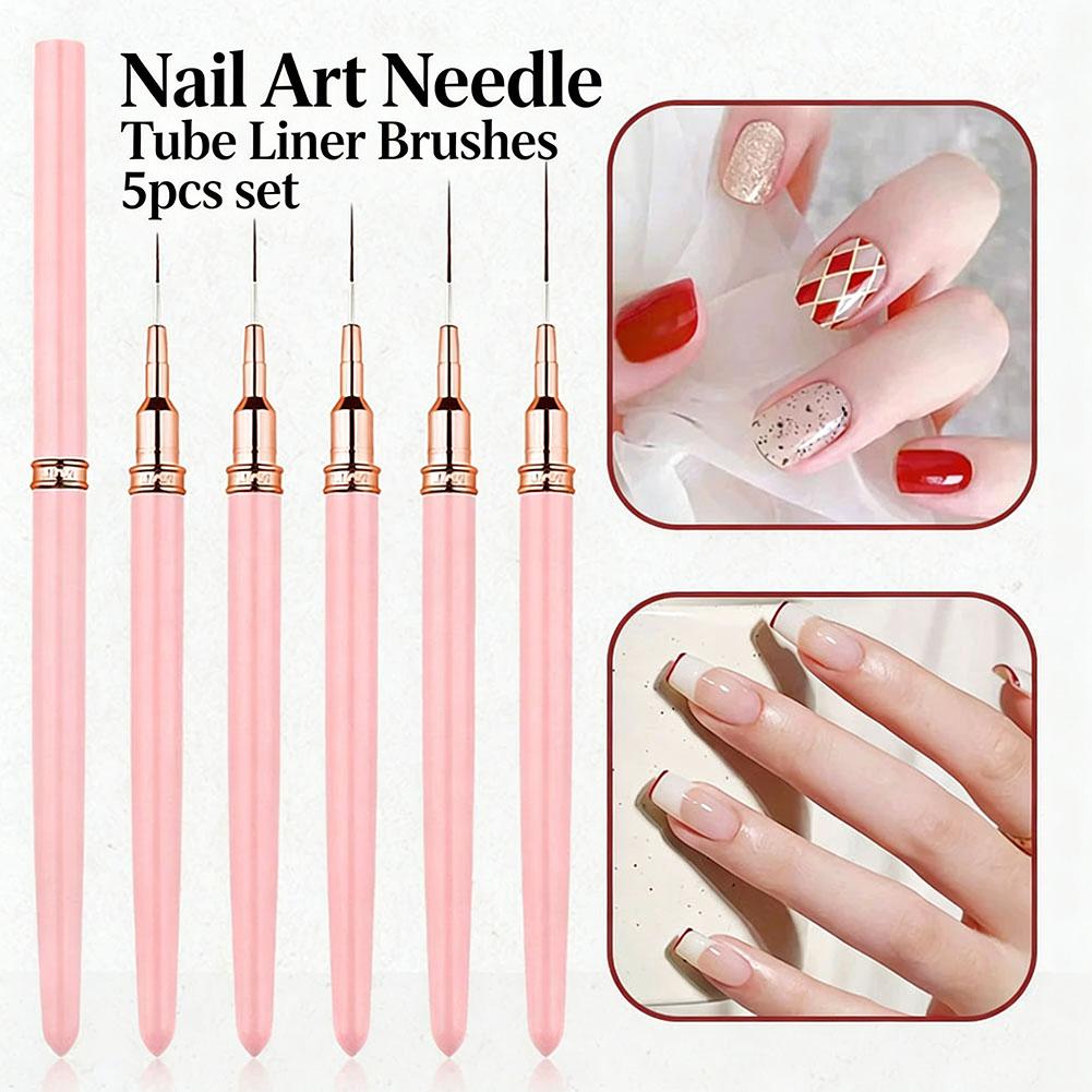 Brush Bristle Set - ชุดแปรงเพ้นท์เล็บ 5 ชิ้น ขนาด 9 มม.
