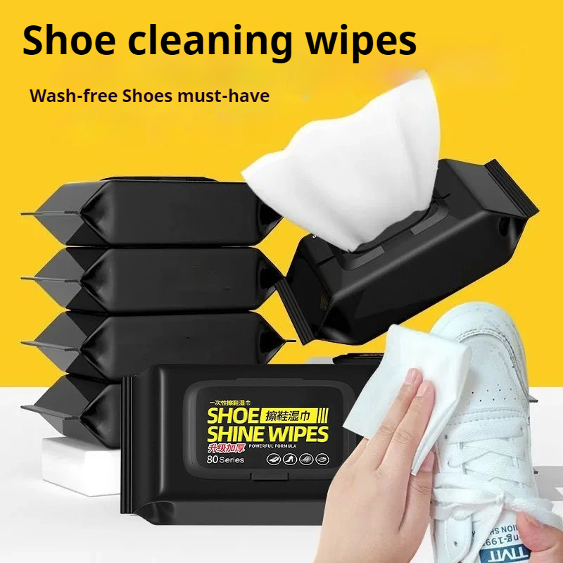 White Sneaker Care Kit - ใหม่ที่มีประสิทธิภาพทิ้งรองเท้าผ้าใบทําความสะอาดแบบพกพากลางแจ้งรองเท้าทําความสะอาดผ้าเช็ดทําความสะอาดสําหรับรองเท้าสีขาวรองเท้าผ้าใบชุดทําความสะอาด