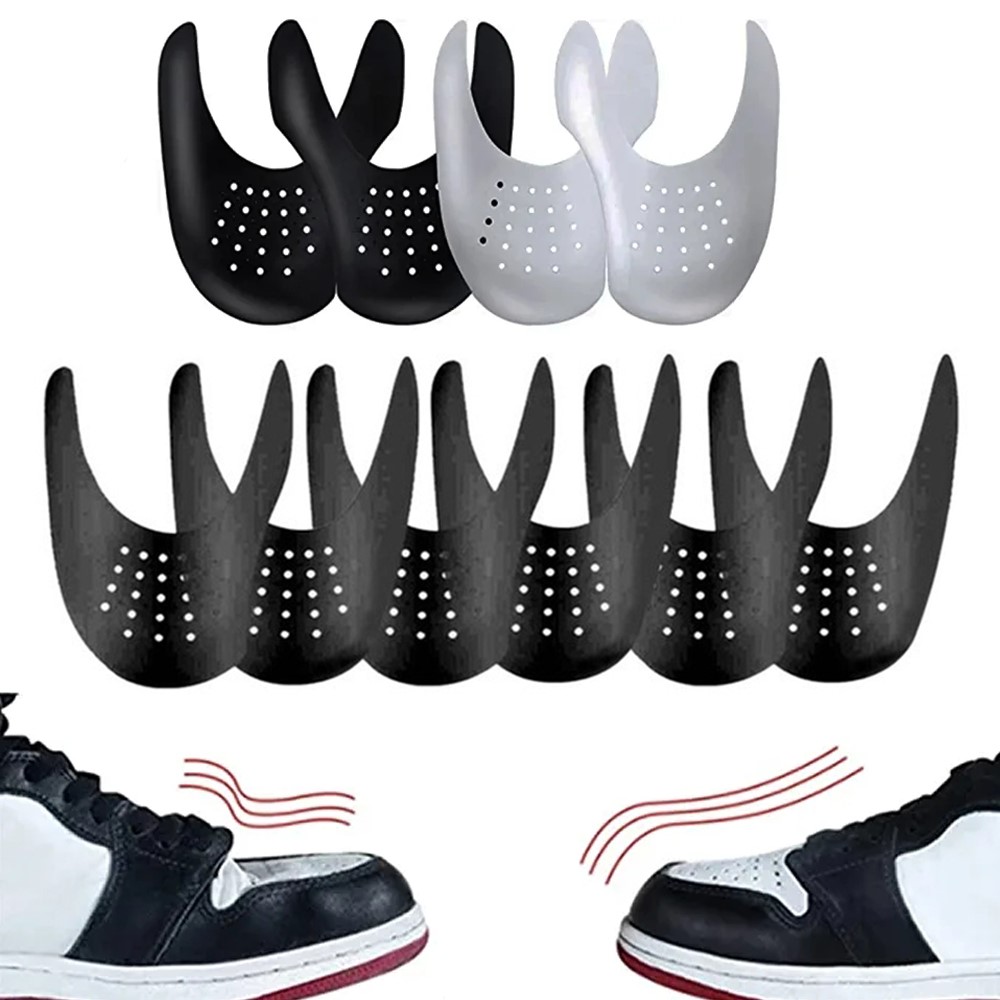 Sneaker Care Crease Protector - 5คู่ป้องกันรอยพับรองเท้าสำหรับรองเท้าผ้าใบดัดแตกหมวกนิ้วเท้ารอยพับป้องกันต่อต้านริ้ว