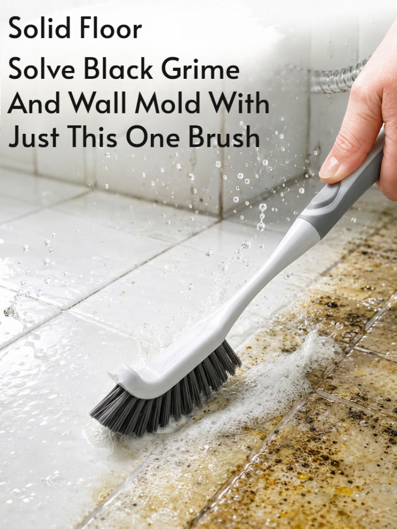 Brush Bristle Set - ชุดแปรงขัดพร้อมขนแปรงแข็ง ด้ามจับกันลื่น แปรงทำความสะอาดสำหรับห้องน้ำ อ่างล้างจาน กระเบื้อง ร่องยาแนว
