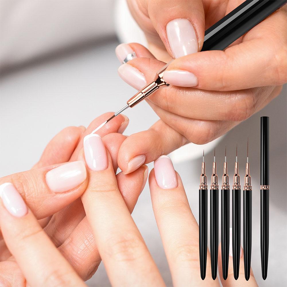ชุดแปรงเพ้นท์เล็บ 5 ชิ้น ขนาด  - Brush Bristle Set บทวิจารณ์และราคา
