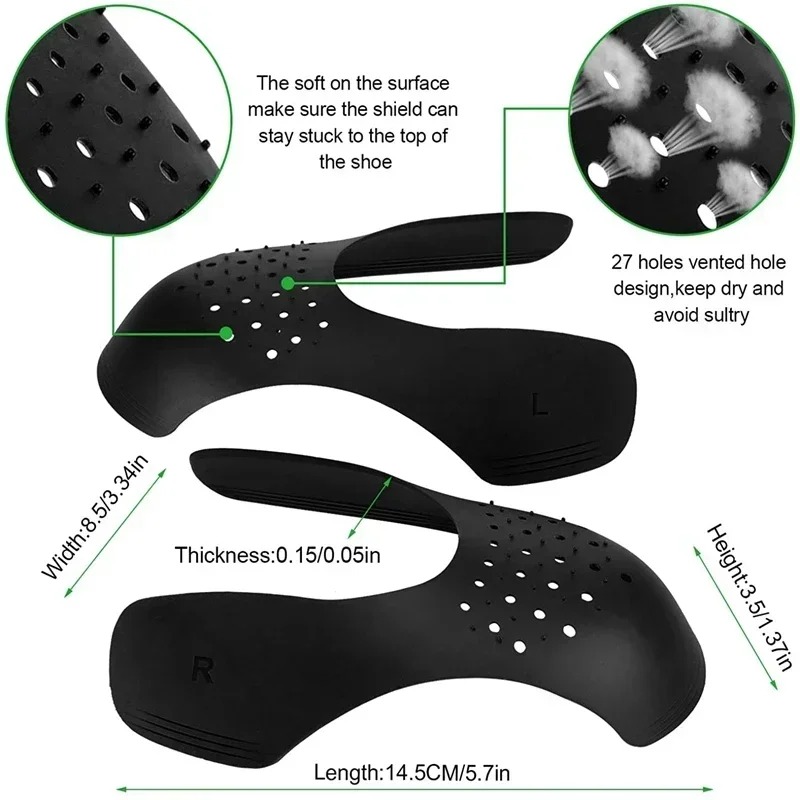 แผ่นกันยับรองเท้า 4 ชิ้น สำหรั - Sneaker Care Crease Protector บทวิจารณ์และราคา