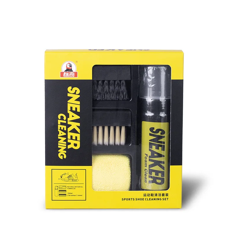 1 ชุดรองเท้าทําความสะอาดโฟมแห้ - White Sneaker Care Kit บทวิจารณ์และราคา