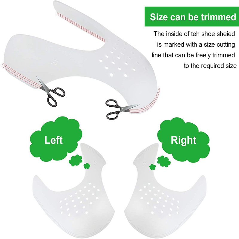 รองเท้าป้องกันรอยพับ2ชิ้นป้องก - Sneaker Care Crease Protector บทวิจารณ์และราคา