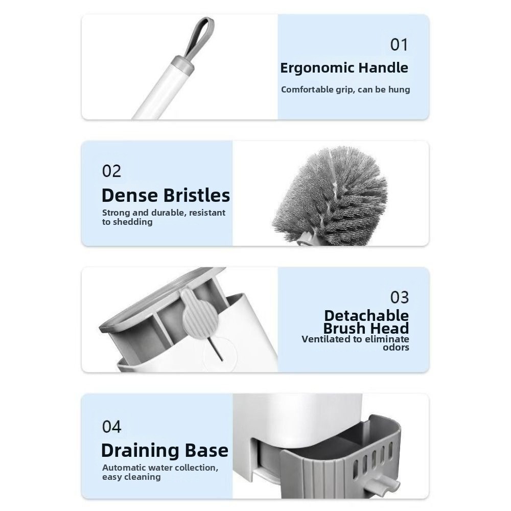 ชุดแปรงทำความสะอาดโถสุขภัณฑ์แบ - Brush Bristle Set บทวิจารณ์และราคา